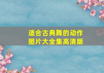 适合古典舞的动作图片大全集高清版