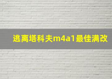 逃离塔科夫m4a1最佳满改