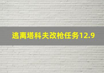 逃离塔科夫改枪任务12.9