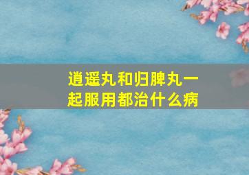 逍遥丸和归脾丸一起服用都治什么病