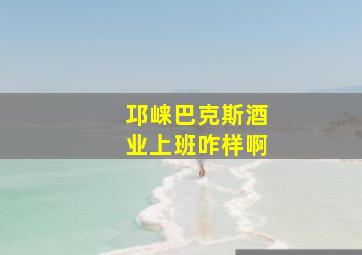 邛崃巴克斯酒业上班咋样啊