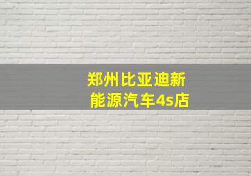 郑州比亚迪新能源汽车4s店