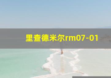 里查德米尔rm07-01