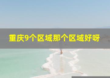 重庆9个区域那个区域好呀