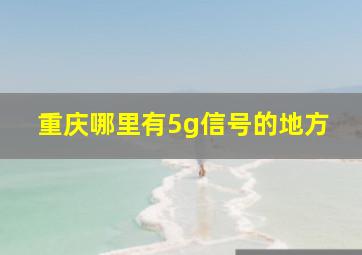 重庆哪里有5g信号的地方