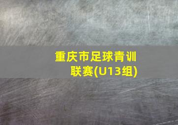 重庆市足球青训联赛(U13组)