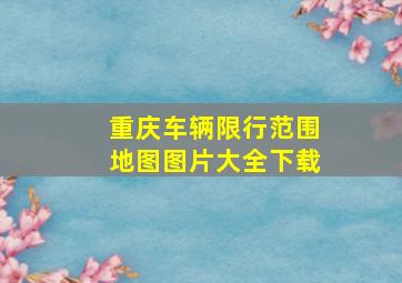 重庆车辆限行范围地图图片大全下载