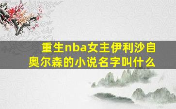 重生nba女主伊利沙自奥尔森的小说名字叫什么