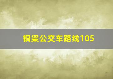 铜梁公交车路线105