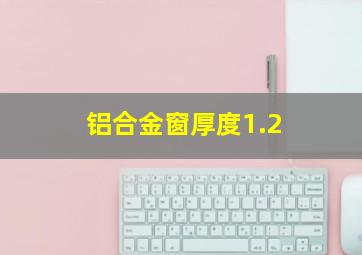 铝合金窗厚度1.2