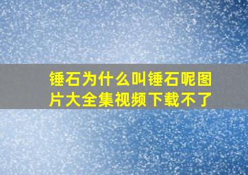 锤石为什么叫锤石呢图片大全集视频下载不了