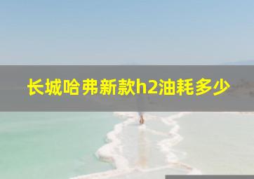 长城哈弗新款h2油耗多少