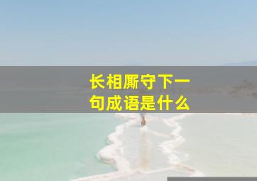 长相厮守下一句成语是什么