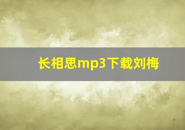 长相思mp3下载刘梅