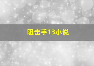 阻击手13小说