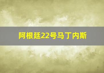 阿根廷22号马丁内斯