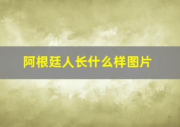 阿根廷人长什么样图片