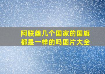 阿联酋几个国家的国旗都是一样的吗图片大全