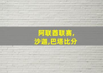 阿联酋联赛,沙迦,巴塔比分