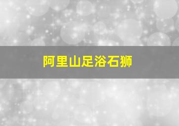 阿里山足浴石狮