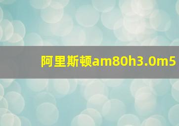 阿里斯顿am80h3.0m5