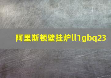 阿里斯顿壁挂炉ll1gbq23