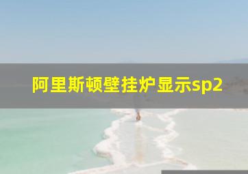 阿里斯顿壁挂炉显示sp2