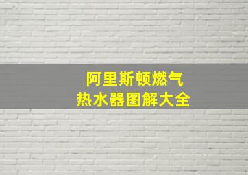 阿里斯顿燃气热水器图解大全