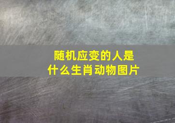 随机应变的人是什么生肖动物图片