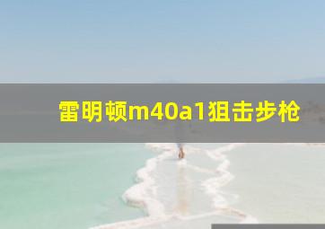 雷明顿m40a1狙击步枪