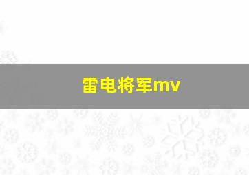 雷电将军mv