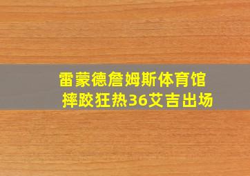 雷蒙德詹姆斯体育馆摔跤狂热36艾吉出场