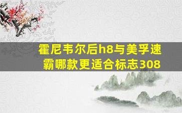 霍尼韦尔后h8与美孚速霸哪款更适合标志308