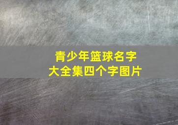 青少年篮球名字大全集四个字图片