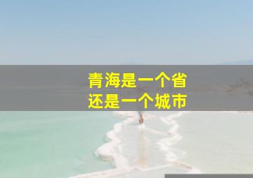 青海是一个省还是一个城市