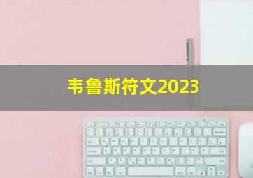 韦鲁斯符文2023