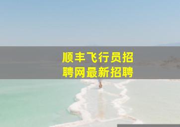 顺丰飞行员招聘网最新招聘