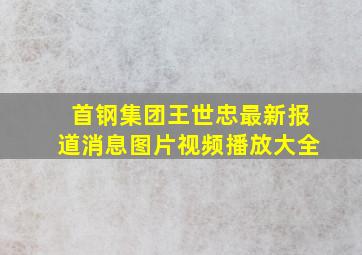 首钢集团王世忠最新报道消息图片视频播放大全