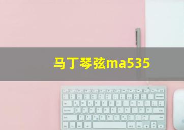 马丁琴弦ma535