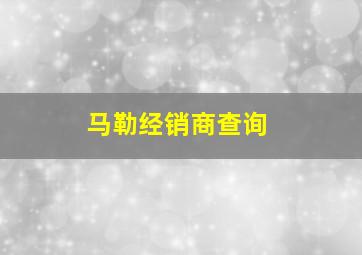 马勒经销商查询