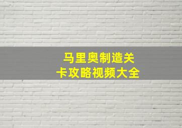 马里奥制造关卡攻略视频大全