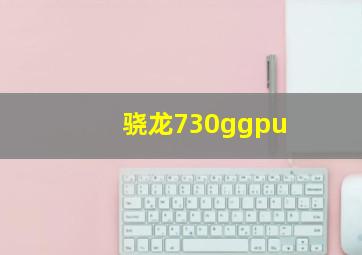 骁龙730ggpu