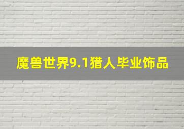 魔兽世界9.1猎人毕业饰品