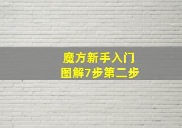 魔方新手入门图解7步第二步