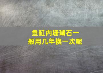 鱼缸内珊瑚石一般用几年换一次呢