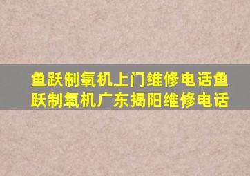 鱼跃制氧机上门维修电话鱼跃制氧机广东揭阳维修电话