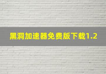 黑洞加速器免费版下载1.2