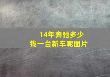 14年奔驰多少钱一台新车呢图片