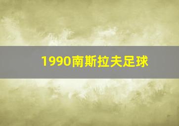 1990南斯拉夫足球