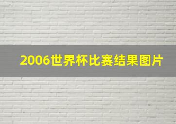 2006世界杯比赛结果图片